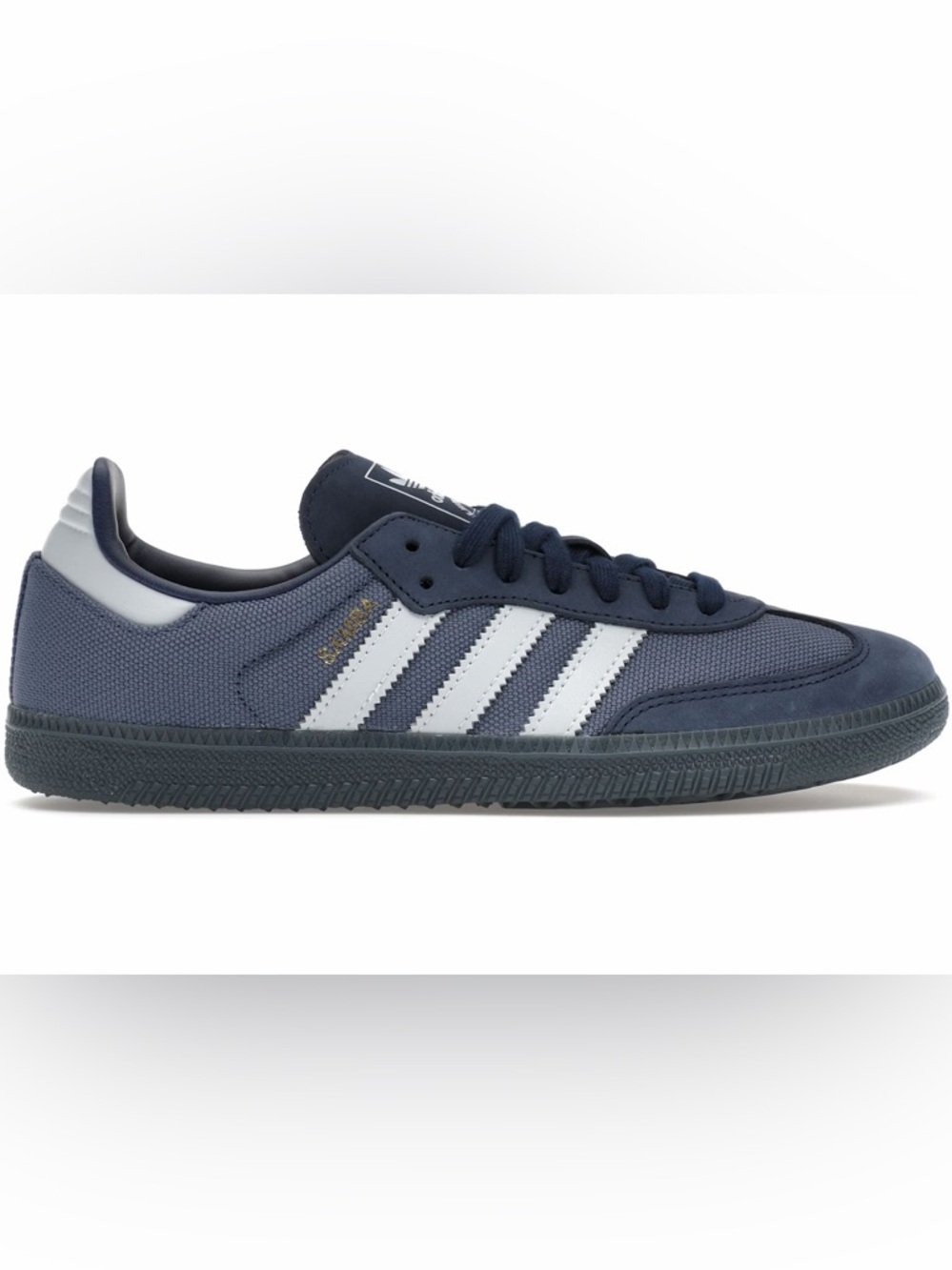 Adidas Samba OG "Preloved Ink/Halo Blue" sneakers. Men’s 7.5/Women’s 8.5.